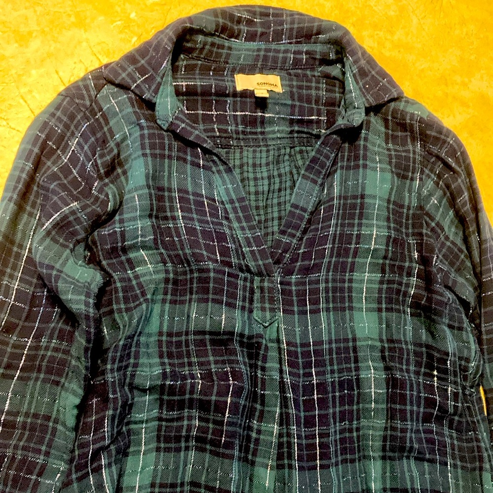 Kohl’s Sonoma women’s S pullover flannel